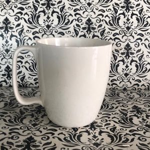 All white starbucks mug